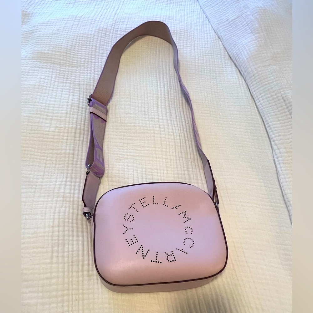Stella McCartney Lilac Logo Camera Bag